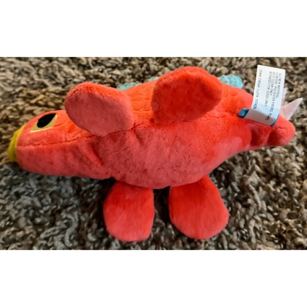 Bark-Plush Dog Toys Stella Stegosaurs, Tyrion Tyrannosaurus. Domion Pyoraptor